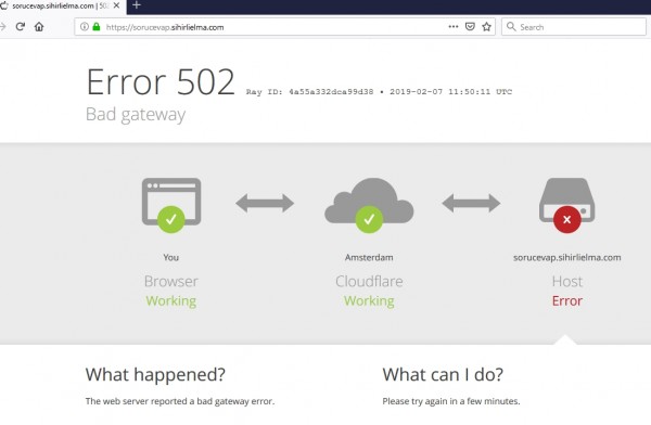 Firefox site hatası